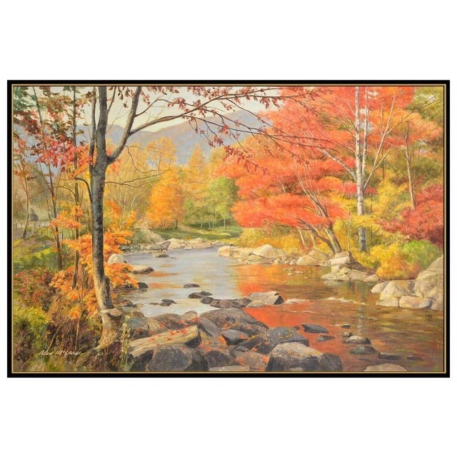 Realism Early 20th Century Rocks and Ripples, Alex McLaren For Sale - Image 3 of 5