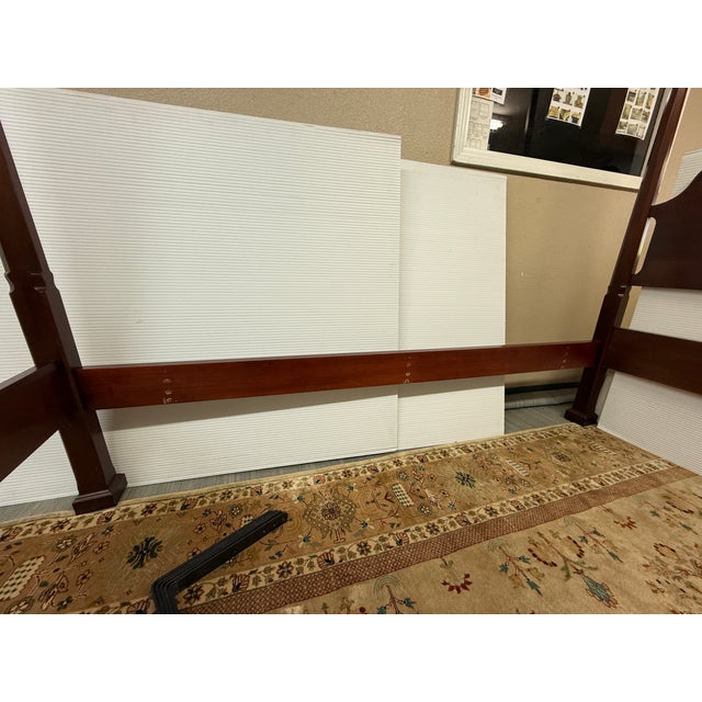 Queen Size Henkel-Harris Poster Bed Frame For Sale - Image 13 of 17