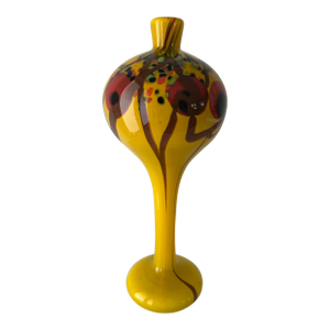 Late 20th Century Ioan Nemtoi Hand Blown Glass Sculpture, Signed