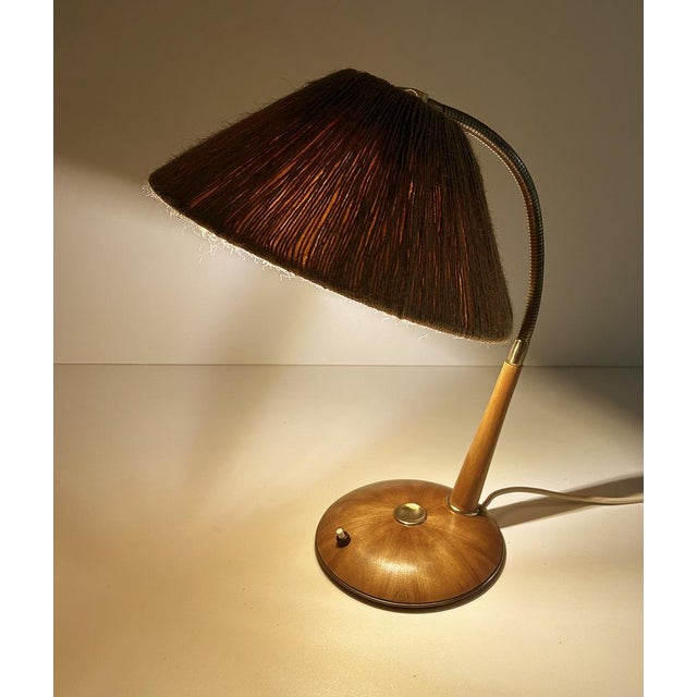 Vintage Table Lamp in Teak from Temde, 1960s For Sale - Image 10 of 11