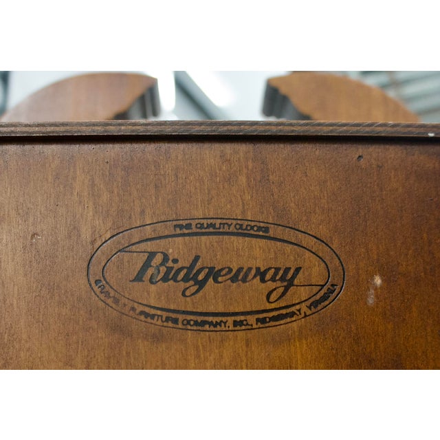 Brown 1980s Ridgeway Grandfather Clock For Sale - Image 8 of 11