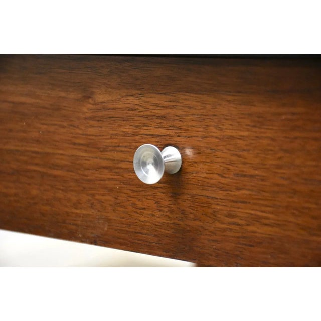 Brown 1960s Refinished Nightstands by Stanley - a Pair For Sale - Image 8 of 9