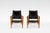 Wood Vintage Safari Lounge Chairs in Black Leather by Kaare Klint for Rud Rasmussen, 1960s, Set of 2 For Sale - Image 7 of 7