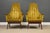 Mid-Century Modern Adrian Pearsall Yellow Walnut Lounge Chairs - A Pair For Sale - Image 3 of 6