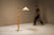 Floor Lamp in Wood and Brass, Sweden, 1940s For Sale - Image 3 of 14