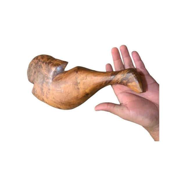 Moroccan Wooden Fish Dish For Sale - Image 3 of 9