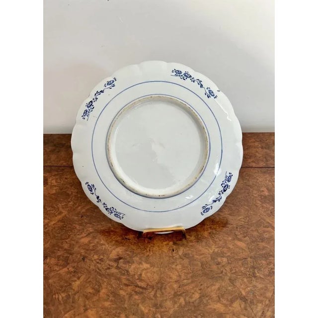 Antique Japanese Imari Plate with a Scallop Shaped Edge, 1900s For Sale - Image 3 of 5