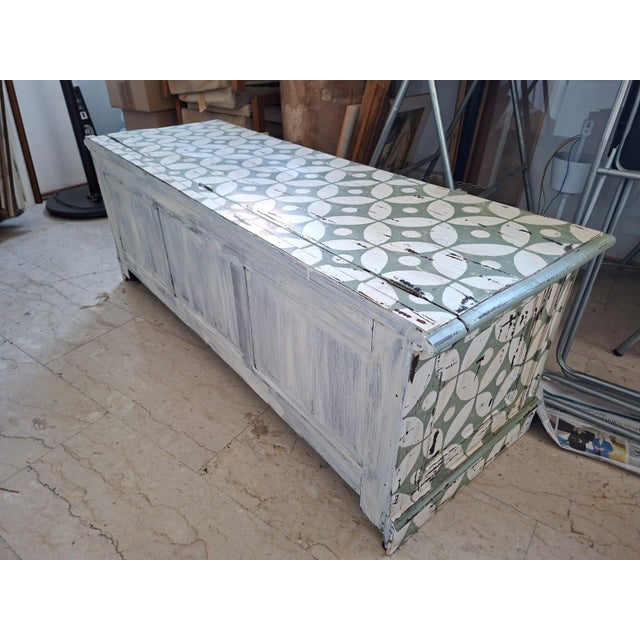 Vintage Andalusian Wooden Chest, 1960 For Sale - Image 10 of 17