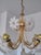 Murano Glass White Flowers Chandelier, 1970s For Sale - Image 4 of 18