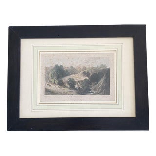 Elisabeth Frances Betty, Italian Tuscany Landscape, 1816, Color Print on Paper, Framed For Sale