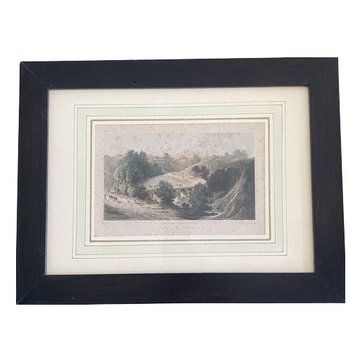 Elisabeth Frances Betty, Italian Tuscany Landscape, 1816, Color Print on Paper, Framed For Sale