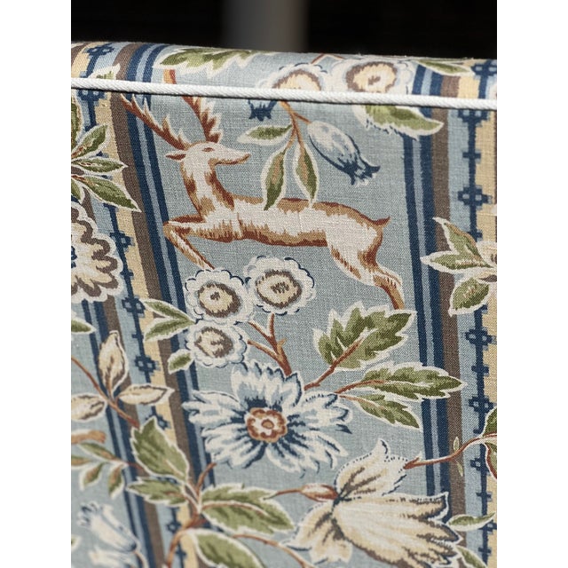 Pair Bradstreet Armchairs in Cowtan & Tout For Sale - Image 14 of 17