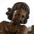 Metal Bronze Sculpture “Girl on a Chair” After Corrado Betta, Figurative Art With Rich Patina For Sale - Image 7 of 9