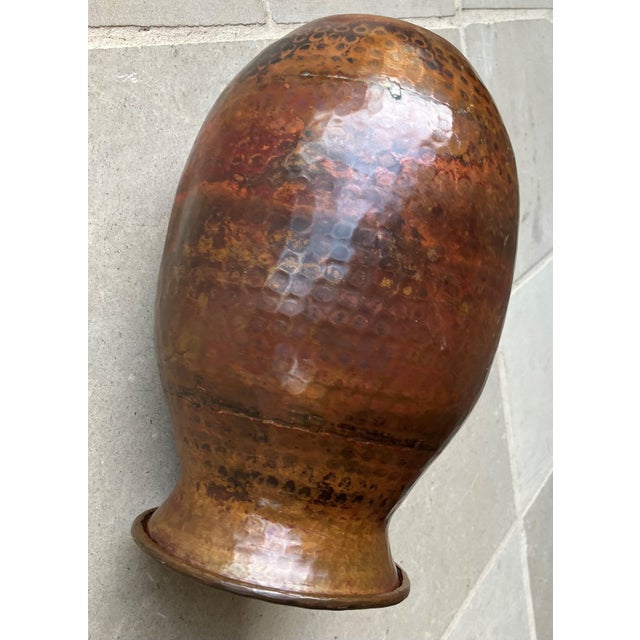 Early 20th-Century Rustic Cramp Seam Traditional Martelage Copper Vessel For Sale - Image 18 of 18