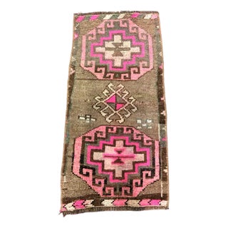 Small Vintage Turkish Wool Rug, 1960s For Sale