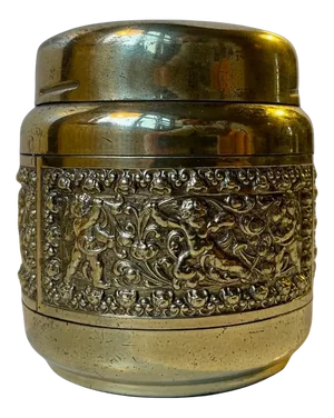 Vintage Pop-Up Cigarette Dispenser in Brass by Erhard & Sohne, 1960s