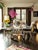 One-of-a-kind dining table or desk built from a vintage stainless steel medical gurney base with a clear acrylic top,...