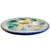 1960s 1960s French Saint Clément Majolica Green & Yellow Lemon Wedge Oyster Plate For Sale - Image 5 of 7