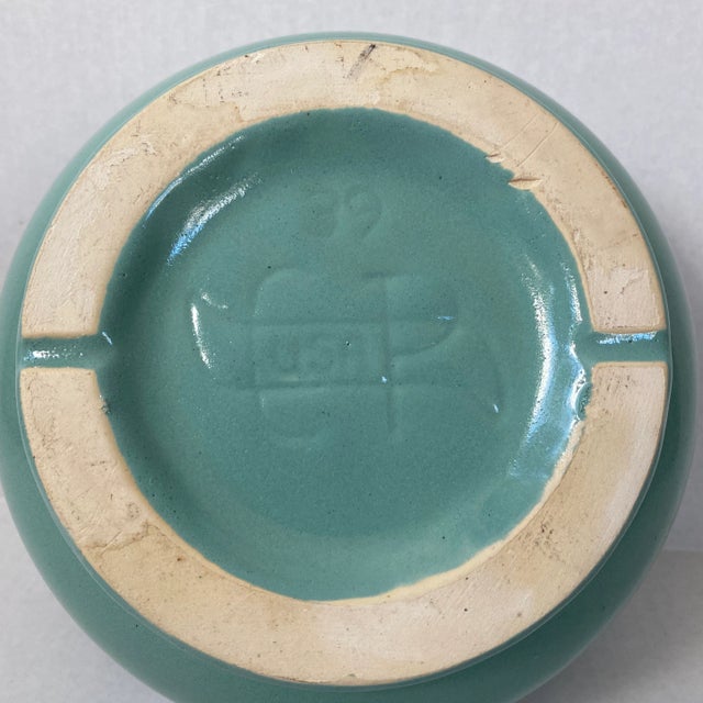 Mid Century Glazed Bowl For Sale - Image 4 of 4