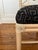 Black 1980s McGuire Rattan Target Back Chairs with Thibaut Greek Key Upholstery, Set of 4. For Sale - Image 8 of 8