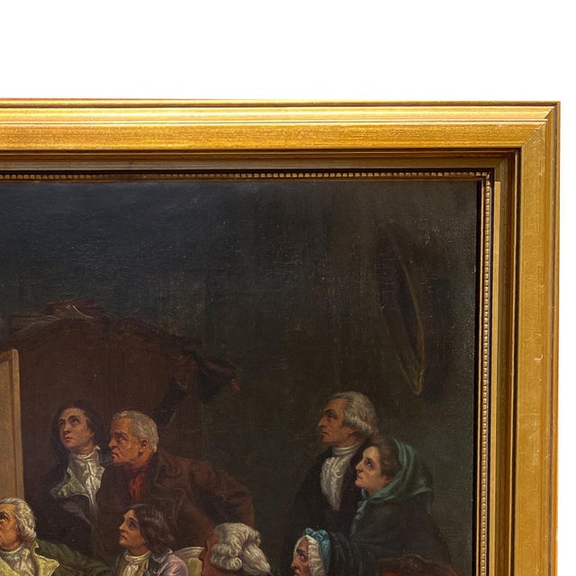 Antique French Oil Painting Claude Rouget De LiIsle Singing "La Marseillaise" by Isidore Alexandre Augustin Pils, Circa 1849 For Sale - Image 9 of 12