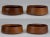 Early Dansk Quistgaard Ihq Jhq Faceted Teak Salad Centerpiece Bowl 4 Unmarked Serving Bowls For Sale - Image 10 of 13