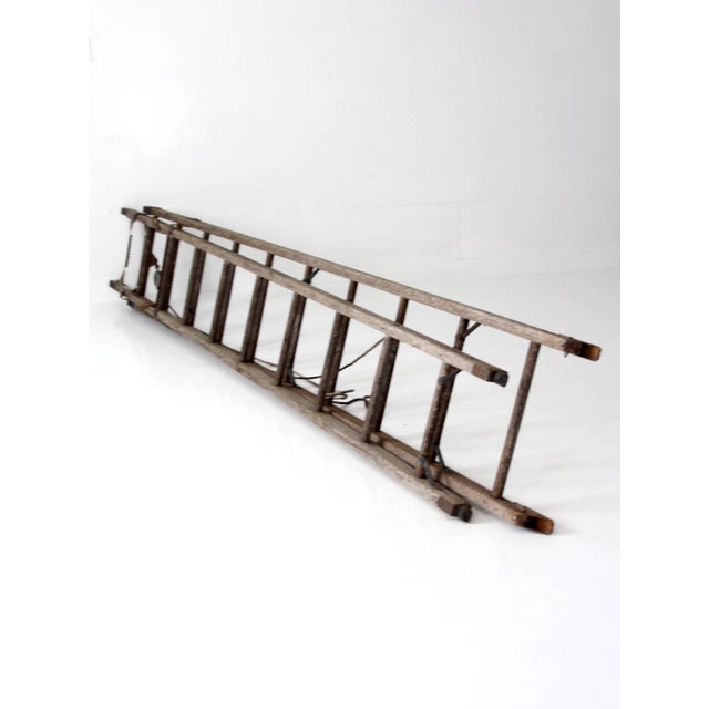 Early 20th Century Oshkosh Patented Safety Ladder For Sale - Image 6 of 18