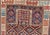 Navy Blue Antique Caucasian Akstafa Rug With Geometric Tribal Lattice Design Pattern For Sale - Image 8 of 13