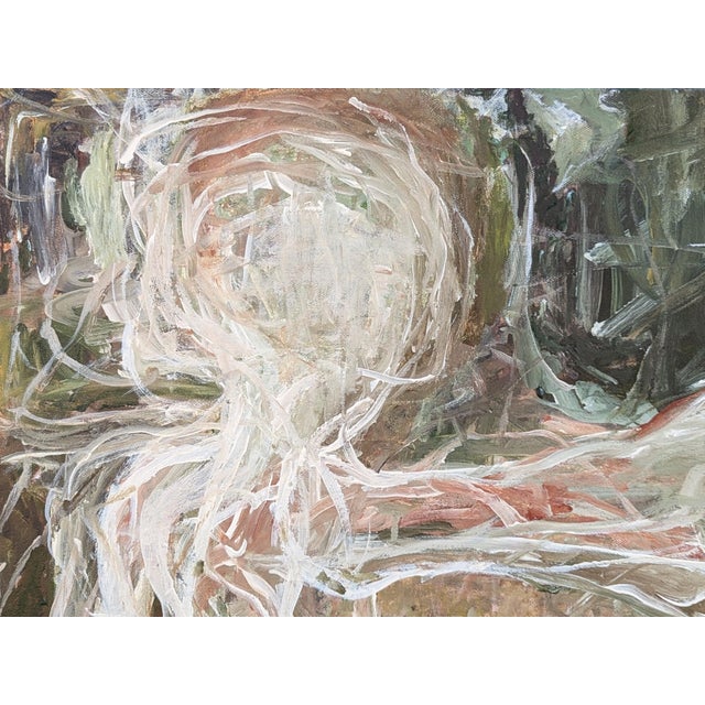 Kristi Haines Herman “Too Late, Too Much” Contemporary Gestural Abstract Expressionist Painting, 2024 For Sale - Image 4 of 10
