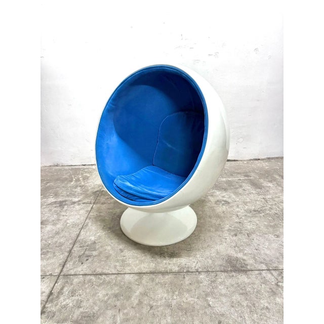 Eero Aarnio Ball Chair Armchair attributed to Eero Aarnio, 1980s For Sale - Image 4 of 8