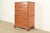English Chippendale Solid Maple Highboy Dresser by Kling, Circa 1960s For Sale - Image 3 of 13