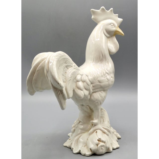 Italian Blanc De Chine Rooster Figurine For Sale - Image 9 of 12