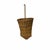 Farmhouse Mid Century Split Wood Rolling Market Basket For Sale - Image 3 of 8