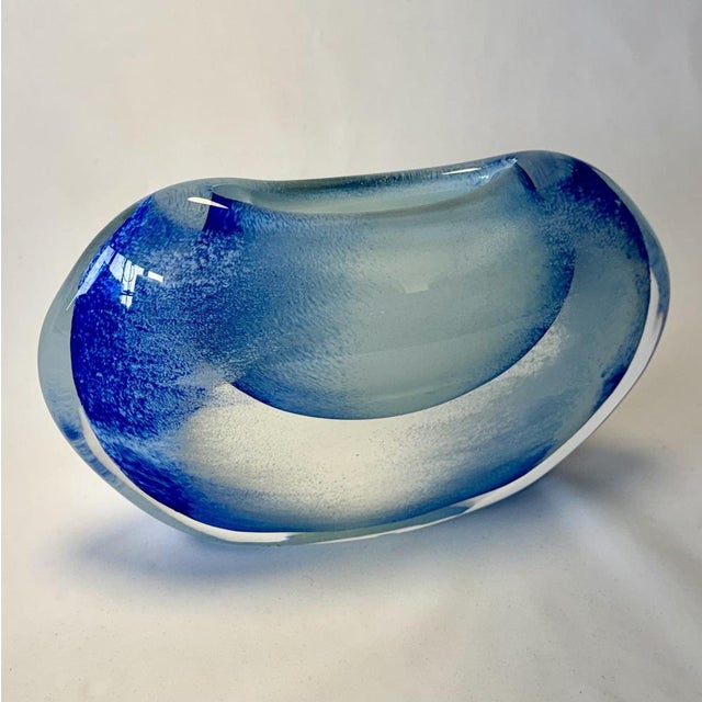 Blue Richard Rooze, Winter, Blown Glass For Sale - Image 8 of 10