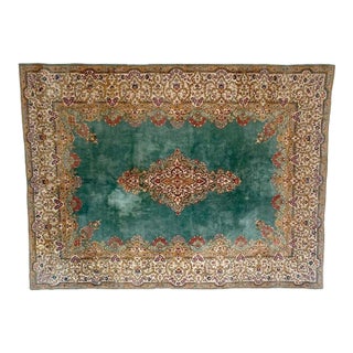 1970s Persian Kerman, 9' X 12' For Sale