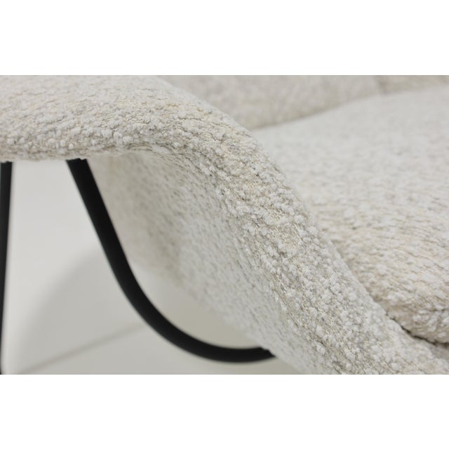 Eero Saarinen for Knoll Womb Chair Is Pierre Frey Boucle' For Sale In Dallas - Image 6 of 9