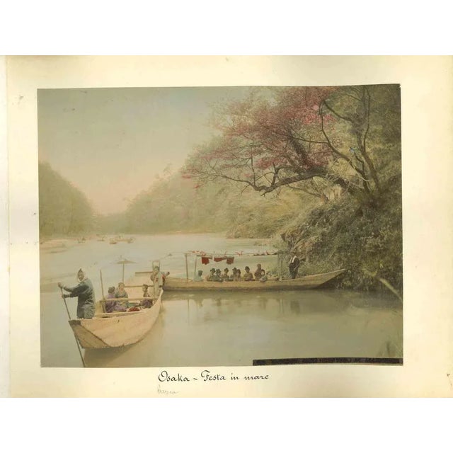 Unknown, Views of Osaka, Vintage Albumen Print, 1890s For Sale - Image 3 of 3