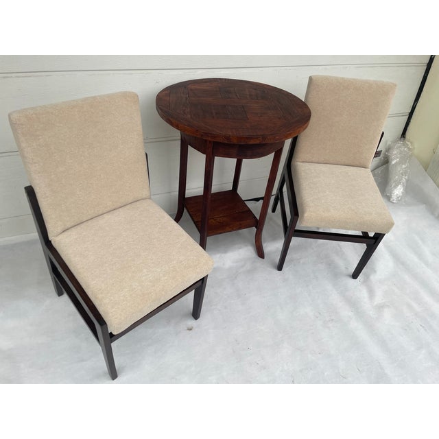 Modernist Scandinavian Table and Chairs, 1960s, Set of 3 For Sale - Image 11 of 14