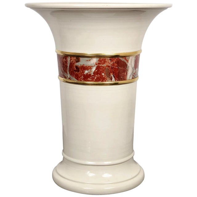 Ceramic Vase Umbrella Stand by Tommaso Barbi for B Ceramiche, Italy, 1970s For Sale - Image 14 of 14