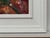 Ruby Red Ameryllis Study 2 - Miniature Abstract Floral Canvas Art by Contemporary Artist 2005 For Sale - Image 8 of 12
