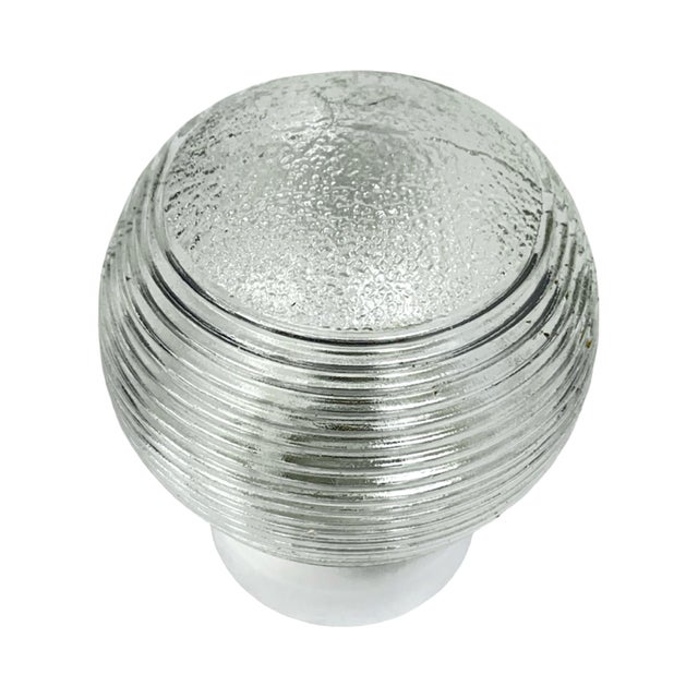 1970s Vintage Wall Sconce | Shade Glassworks Białystok 1974 | New Installation | PRL / Retro For Sale - Image 5 of 8