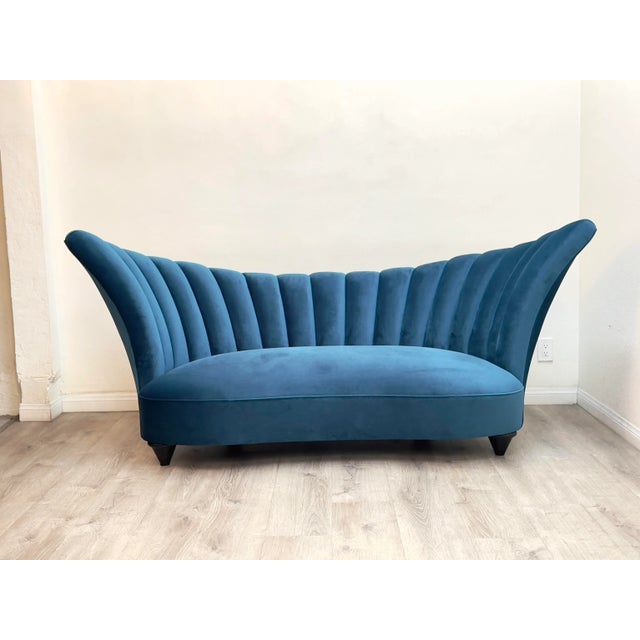 Vintage Channel Back Sofa For Sale - Image 10 of 13