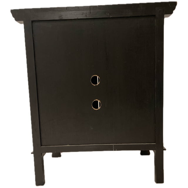 Wood Vintage Gump's of San Francisco Chinese Media Cabinet For Sale - Image 7 of 7