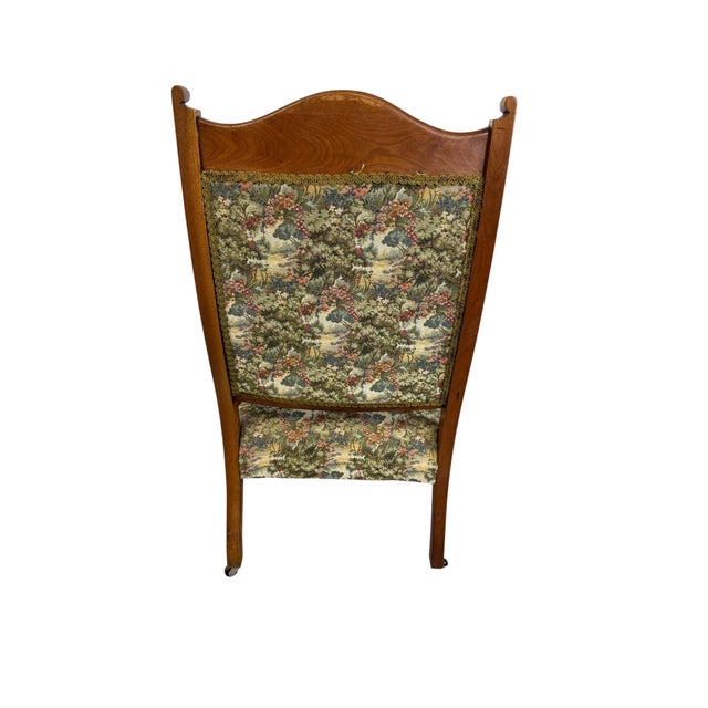 Antique Victorian Eastlake-Style Parlor Chair, 1900 For Sale - Image 6 of 7