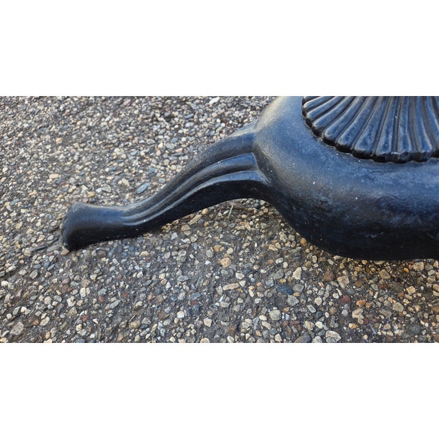 Late 20th Century Neoclassical Revival Cast-Iron Tripod Table Base For Sale In New York - Image 6 of 17