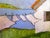 Miniature North Coast Clothesline Art 4X4 Lynne French Laundry Landscape oil painting by Lynne French. The signed original...
