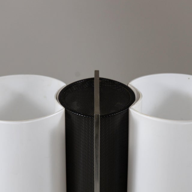Glass and Metal Table Lamp, 1970s For Sale - Image 3 of 14