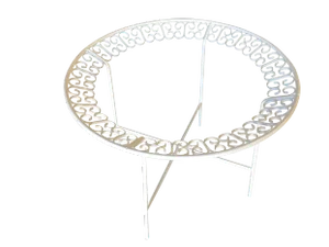 Ribbon Patio/Outdoor Picnic Table by Maurizio Tempestini for Salterini, Attributed