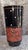 1930s Art Deco Vase with White and Red Hand-Painted Decoration on Black Glass, 1930s For Sale - Image 5 of 5
