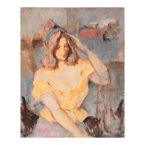 'Young Woman Seated' by H. Howard Miller